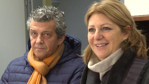 Francesco Martines (Sindaco Palmanova) e Maria Sandra Telesca (Assessore regionale Salute, Integrazione socio-sanitaria, Politiche sociali e Famiglia) visitano le sale del reparto dialisi del presidio ospedaliero - Palmanova 19/12/2017